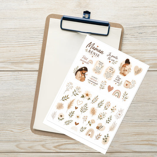 Planche de stickers Maman Bénie - vue 2