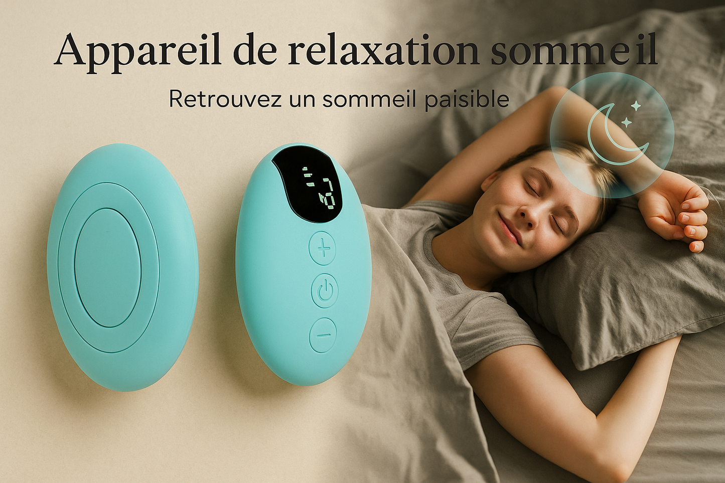 Appareil de Relaxation Cérébrale - Sommeil & Sérénité Instantanée / Brain Relaxation Device – Instant Sleep & Serenity