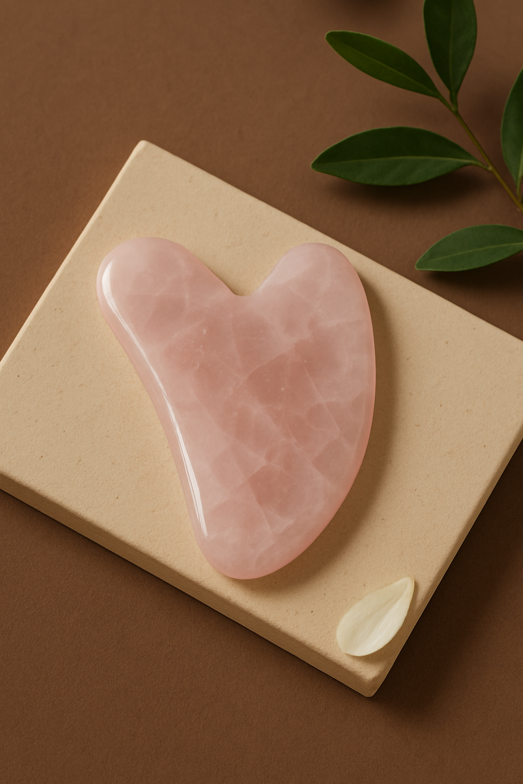 Rouleau de Massage & Gua Sha en poudre de Quartz - Beauté Energisante & Drainante / Rose Quartz Gua Sha & Massage Roller – Energizing Beauty Ritual for Radiant Skin