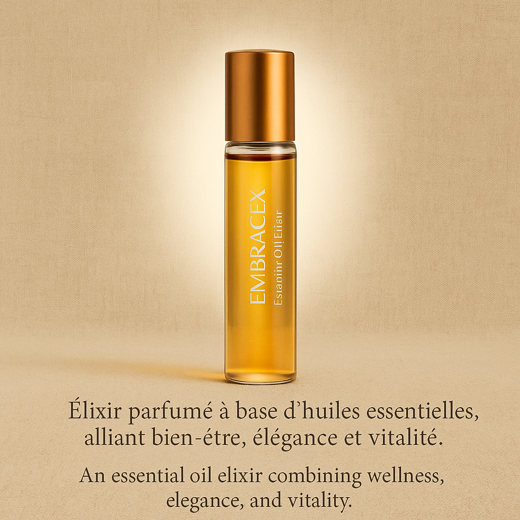 Huile Essentielle Roll-On – Sérénité & Éclat / Essential Oil Roll-On – Serenity & Glow
