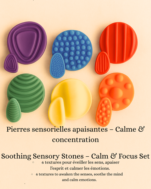 Pierres sensorielles apaisantes – Calme & concentration

Soothing Sensory Stones – Calm & Focus Set