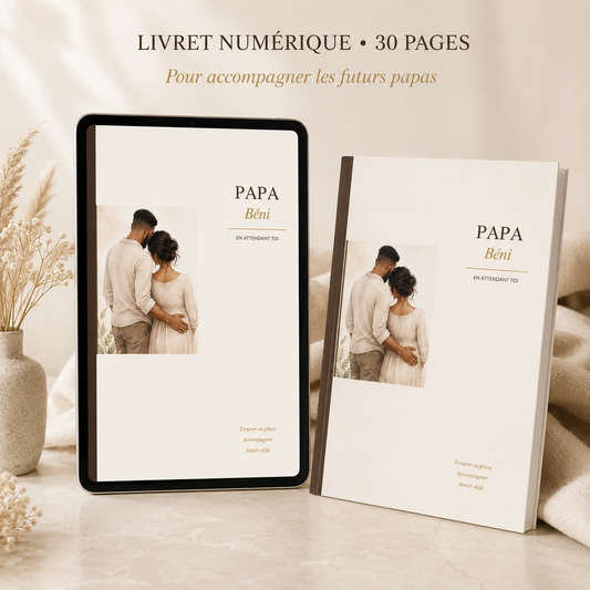 Papa béni — En attendant toi | Livret pour futur papa