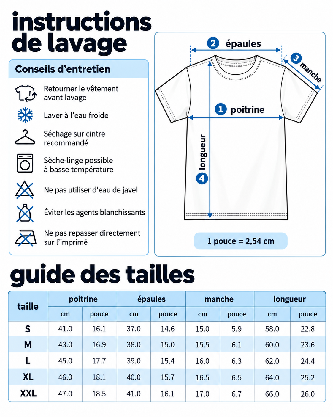 T-shirt chrétien « Foi • Espérance • Amour »
