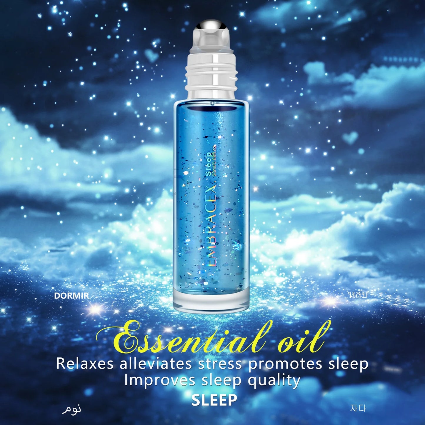 Huile Essentielle Roll-On – Sérénité & Éclat / Essential Oil Roll-On – Serenity & Glow