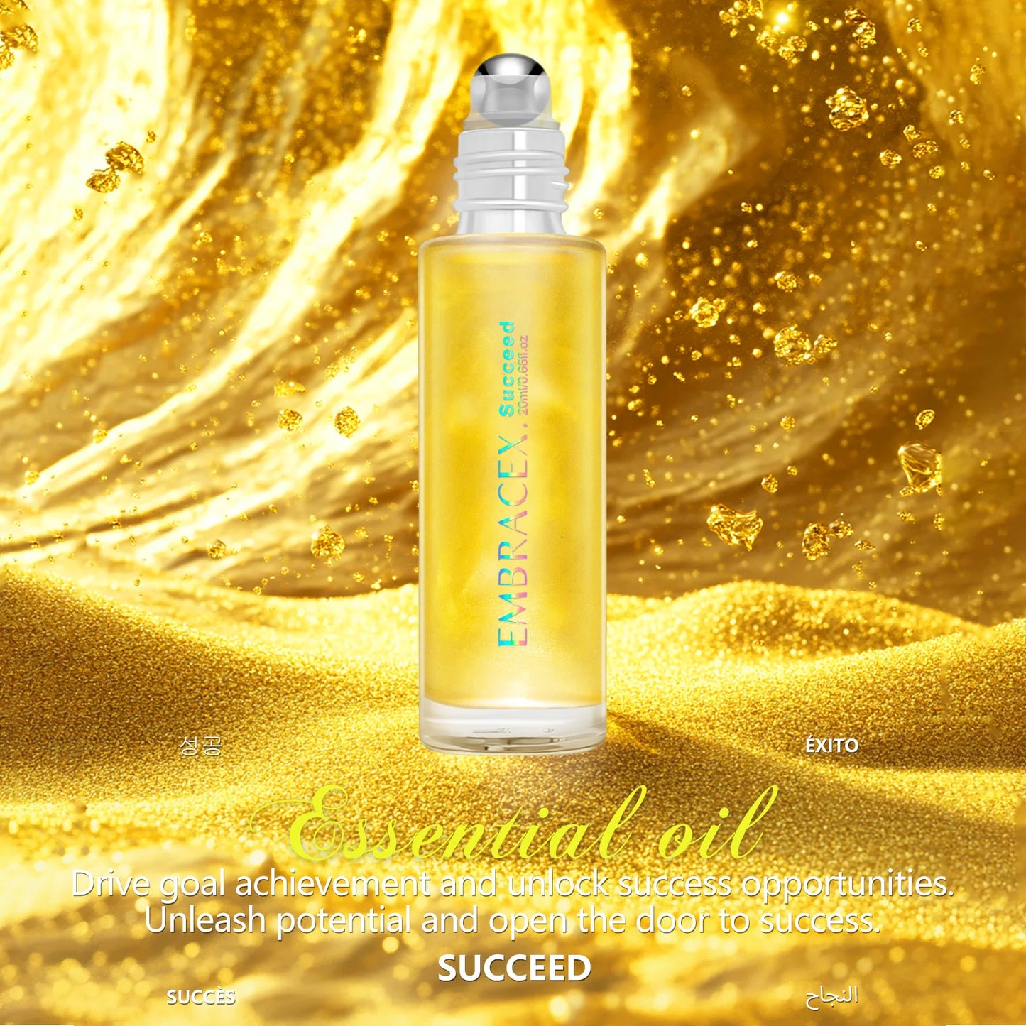 Huile Essentielle Roll-On – Sérénité & Éclat / Essential Oil Roll-On – Serenity & Glow