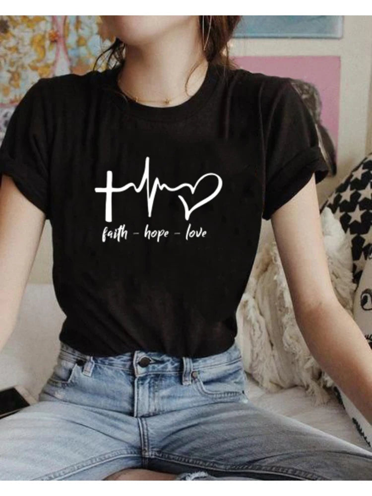 T-shirt chrétien « Foi • Espérance • Amour »