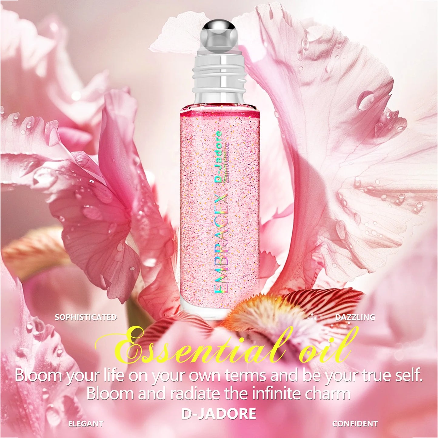 Huile Essentielle Roll-On – Sérénité & Éclat / Essential Oil Roll-On – Serenity & Glow