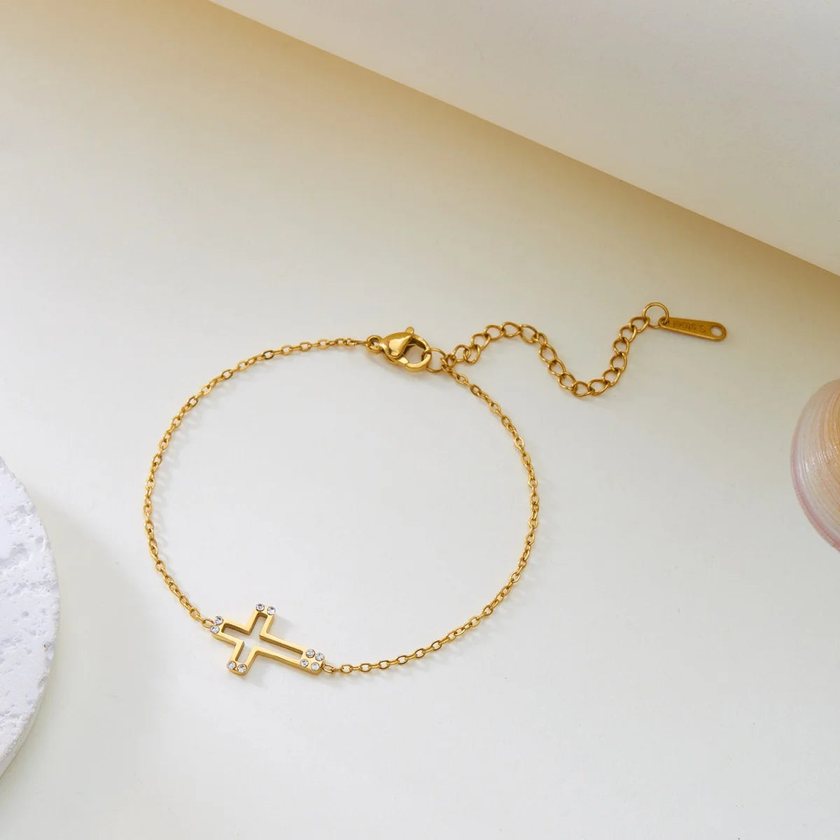 Bracelet et collier fin - Foi minimaliste / Minimalist Faith – Fine Bracelet & Necklace