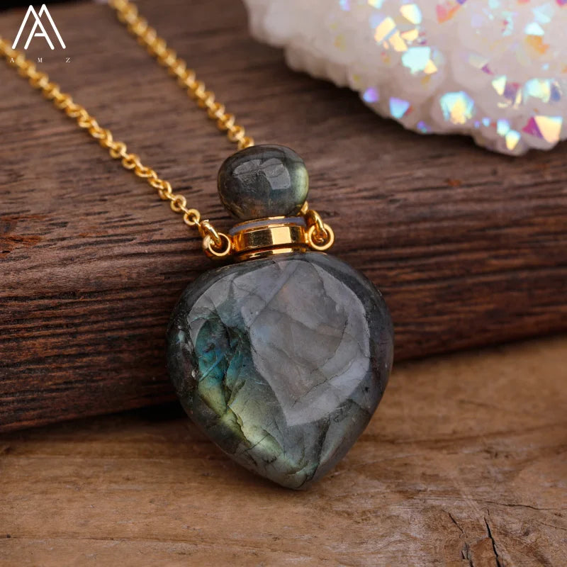 Collier diffuseur en Pierre Naturelle & Huile Essentielle