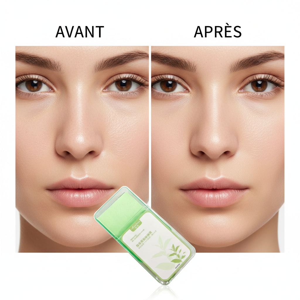 Feuilles Matifiantes Visage – 300 feuilles absorbantes d’huile / Oil Blotting Papers – 300 Sheets Mattifying Facial Sheets