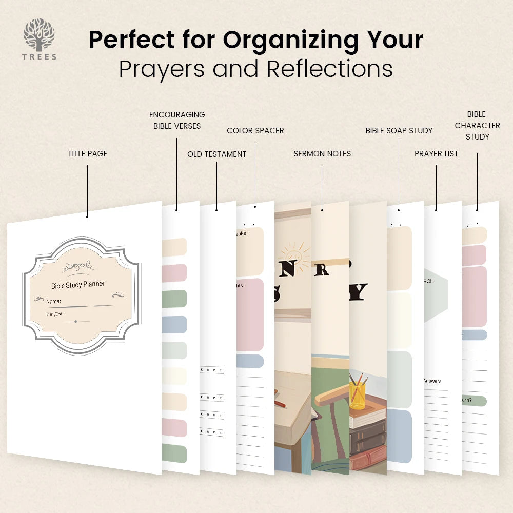 Journal d'étude de la Bible quotidien - méthode S.O.A.P