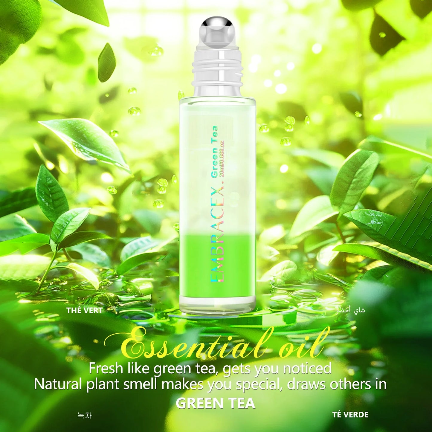 Huile Essentielle Roll-On – Sérénité & Éclat / Essential Oil Roll-On – Serenity & Glow