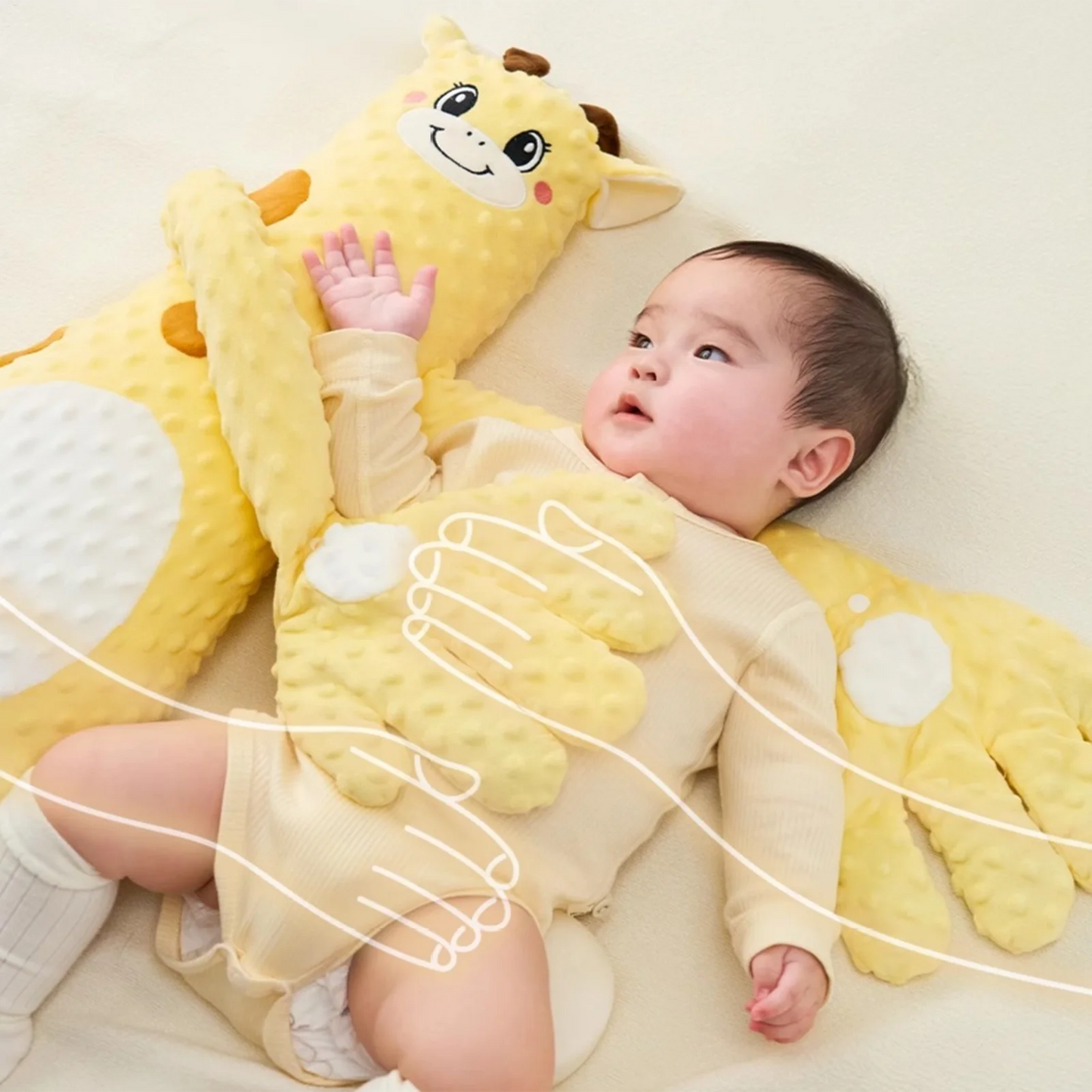 Oreiller de tapotement apaisant pour bébé | Soothing Baby Patting Pillow