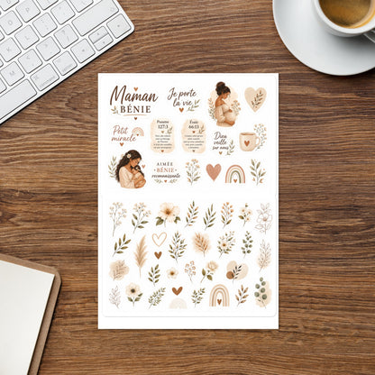 Planche de stickers Maman Bénie - vue 3